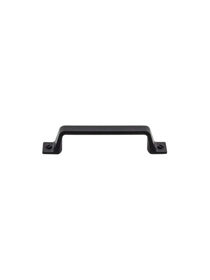 Channing Cabinet Pull - 3 3/4 inch Center-to-Center in Flat Black.